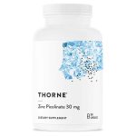 THORNE زینک پیکولینات ۳۰ میلی‌گرم – مکمل زینک با جذب بالا برای رشد و عملکرد سیستم ایمنی – ۱۸۰ عدد کپسول