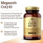 سولگار مگازورب CoQ-10 ۶۰۰ میلی‌گرم | ۳۰ عدد سافت‌ژل | آنتی‌اکسیدان با جذب تقویت‌شده برای سلامت عمومی | فاقد گلوتن، غیر تراریخته | مکمل غذایی⁽¹⁾ - تصویر 6